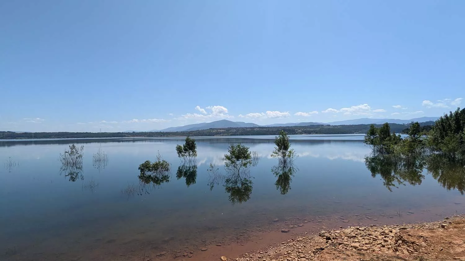 El pantano de Bárcena a 1 de agosto (3)
