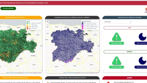 Castilla y León crea un servicio de "alta precisión" por municipios para los episodios de altas temperaturas