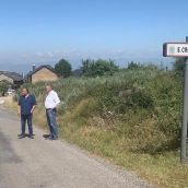 Visita de la Diputación a las carreteras del Bierzo