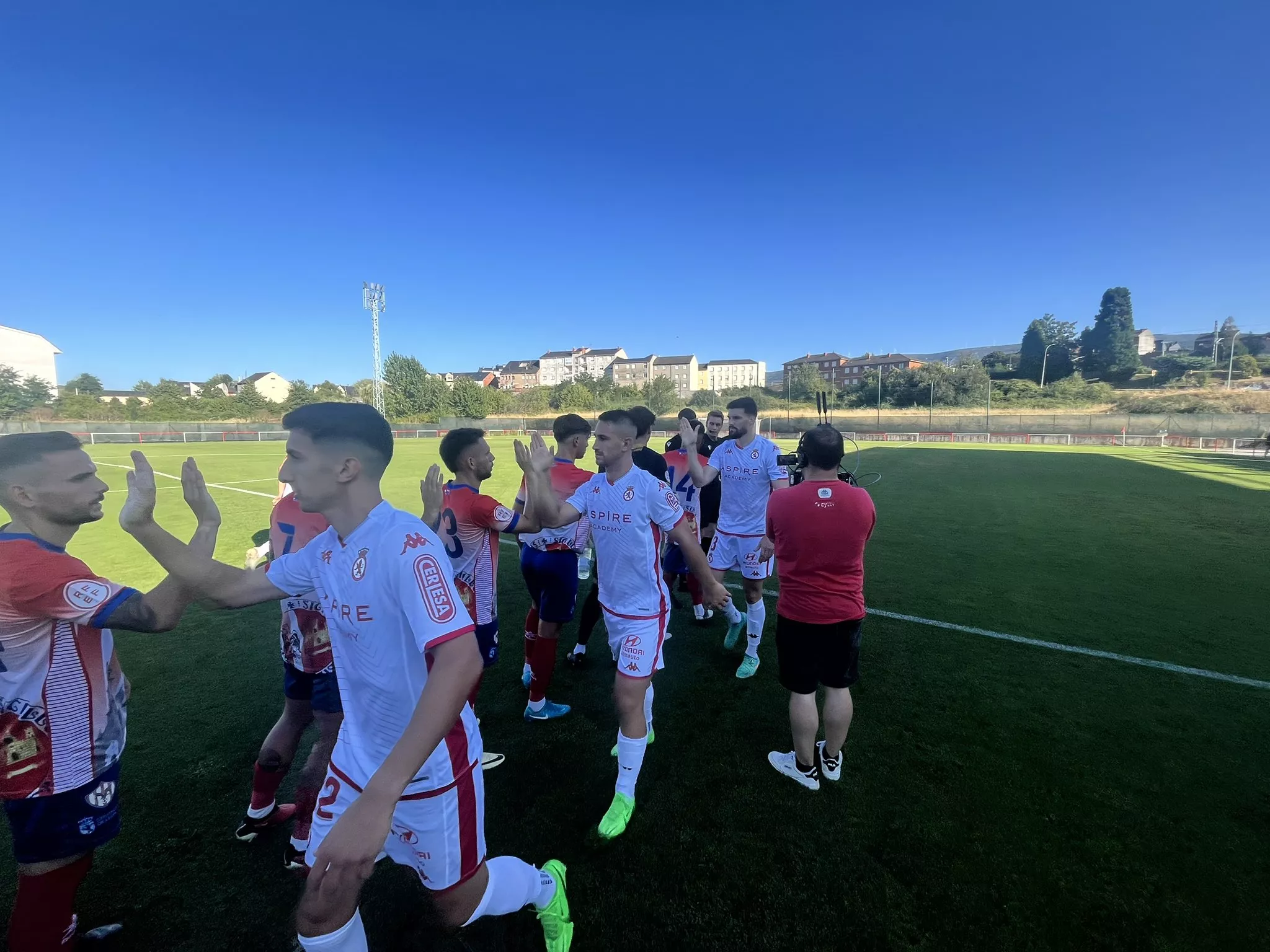 Imagen del partido entre el Atlético Bembibre y la Cultural este sábado Imagen del partido entre el Atlético Bembibre y la Cultural este sábado