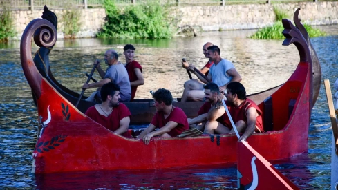 Batalla naval de la Ludus Bergidum de Cacabelos