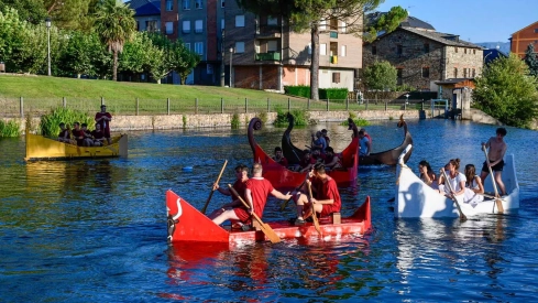 Batalla naval de la Ludus Bergidum de Cacabelos