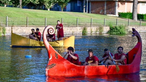 Batalla naval de la Ludus Bergidum de Cacabelos