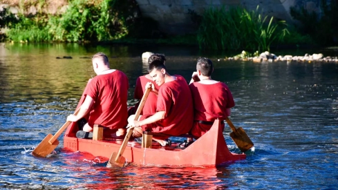 Batalla naval de la Ludus Bergidum de Cacabelos