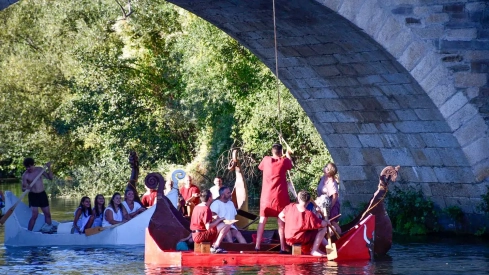 Batalla naval de la Ludus Bergidum de Cacabelos