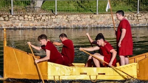 Batalla naval de la Ludus Bergidum de Cacabelos