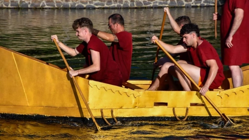 Batalla naval de la Ludus Bergidum de Cacabelos