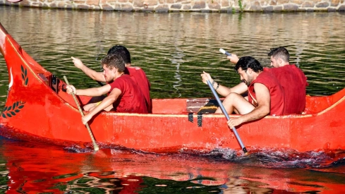 Batalla naval de la Ludus Bergidum de Cacabelos