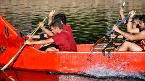 Batalla naval de la Ludus Bergidum de Cacabelos