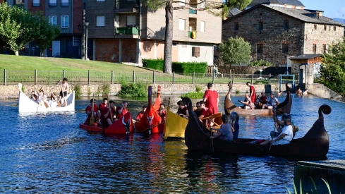Batalla naval de la Ludus Bergidum de Cacabelos