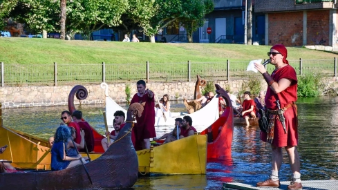 Batalla naval de la Ludus Bergidum de Cacabelos