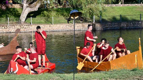 Batalla naval de la Ludus Bergidum de Cacabelos