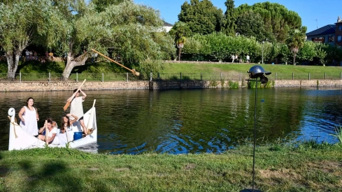 Batalla naval de la Ludus Bergidum de Cacabelos