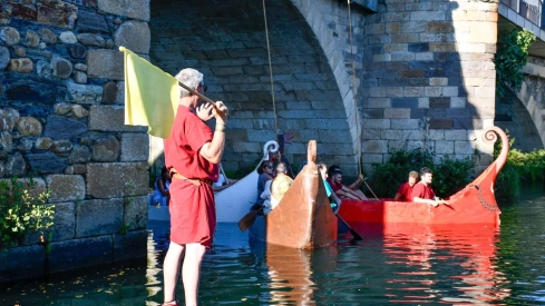 Batalla naval de la Ludus Bergidum de Cacabelos