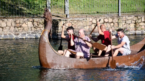 Batalla naval de la Ludus Bergidum de Cacabelos