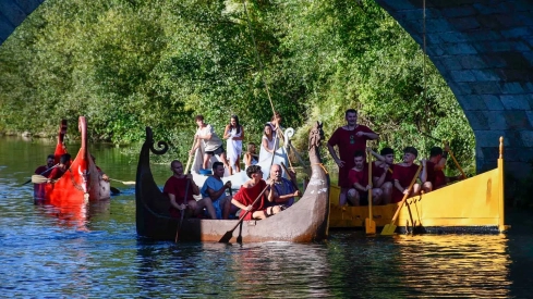 Batalla naval de la Ludus Bergidum de Cacabelos