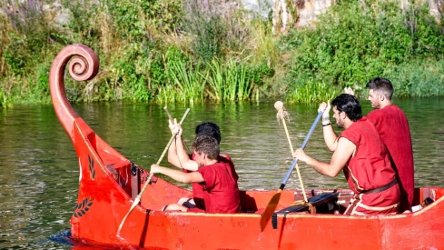 Batalla naval de la Ludus Bergidum de Cacabelos