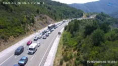Retenciones en la A 6 a la altura de Lamas Retenciones en la A 6 a la altura de Lamas