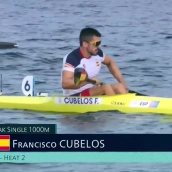 El piragüista de familia berciana Paco Cubelos estará en los cuartos de final del K1 1.000 metros