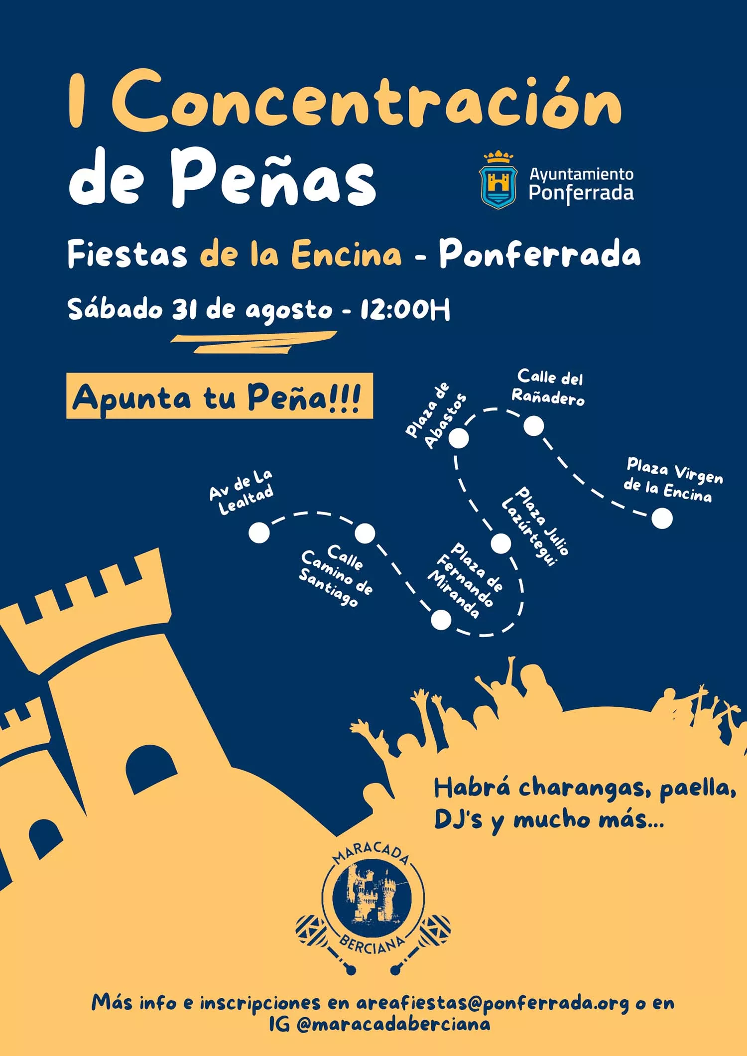 Cartel de la I Concentración de Peñas Cartel de la I Concentración de Peñas
