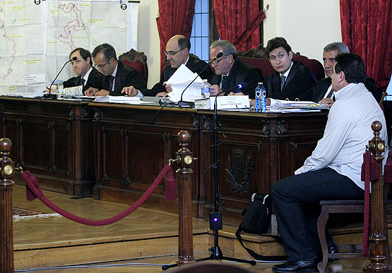 El acusadoAlberto García en el juicio (Carlos S. Campillo / ICAL)