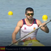 El piragüista de familia berciana Paco Cubelos, fuera de la lucha por las medallas en los Juegos Olímpicos en K1 1.000 metros