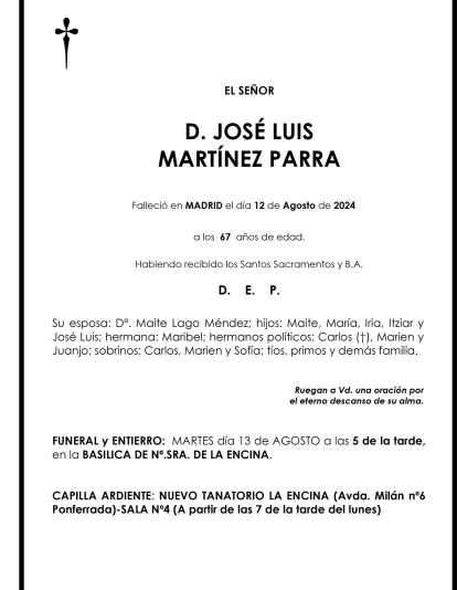 JOSÉ LUIS MARTÍNEZ PARRA