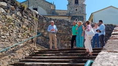 La reparación de la escalinata de la Colegiata de Villafranca superará los 30.000 euros