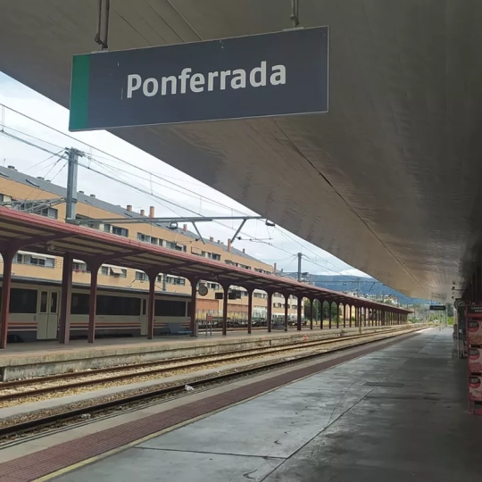Estación de Tren de Ponferrada. 