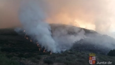 Declarado un incendio forestal de nivel 1 en Villablino (León) 