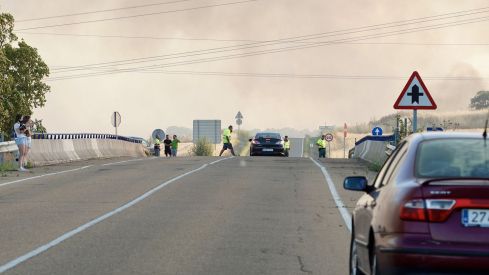 Incendio forestal de en Castrillo de los Polvazares (León) | Campillo / ICAL