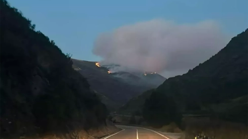 El incendio de Villablino calcina 100 hectáreas