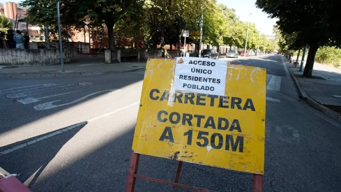 Imagen de archivo del inicio de obras de mejora y rehabilitación en el municipio de Ponferrada | Foto: César Sánchez, ICAL