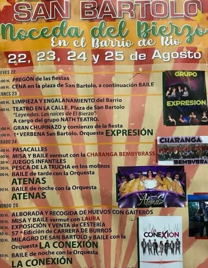 Fiestas en Noceda del Bierzo Fiestas en Noceda del Bierzo