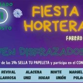 Cartel Fiesta Hortera Fabero