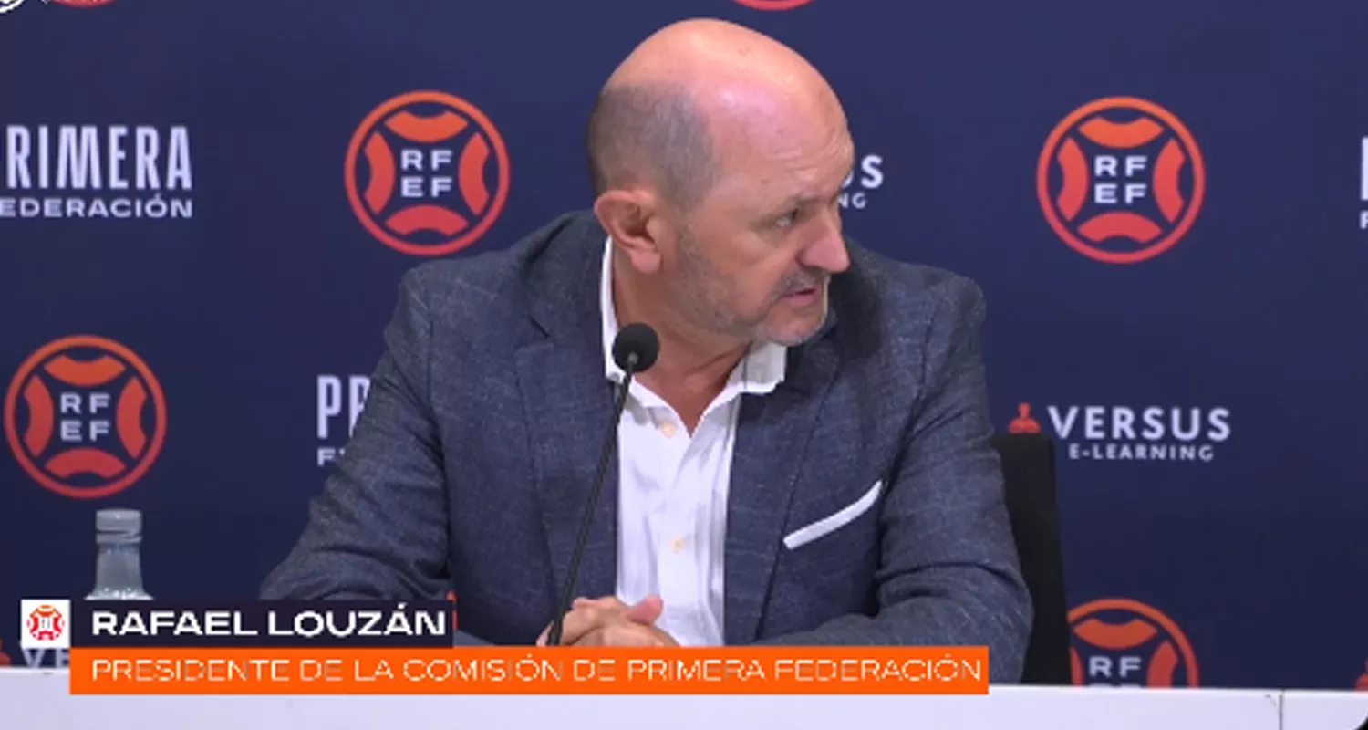 Rafael Louzán, presidente de la Comisión de Primera Federación