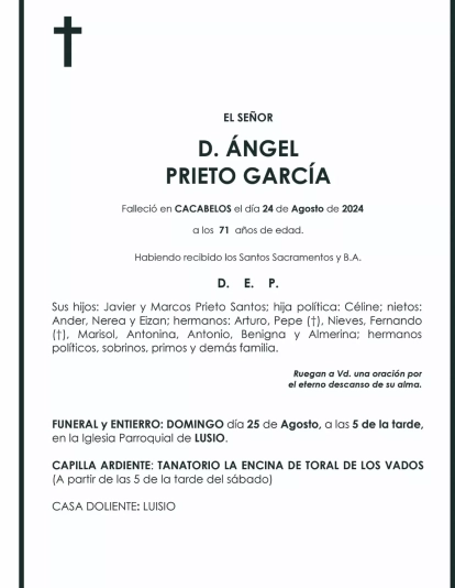 ANGEL PRIETO GARCIA