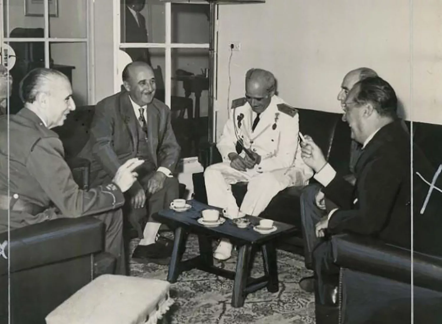 Imagen de la visita de Franco al parador de Villafranca del Bierzo Imagen de la visita de Franco al parador de Villafranca del Bierzo