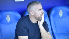 Javi Rey lamenta la derrota de la Ponferradina: «Te vas fastidiado porque eres superior en muchas fases del partido»