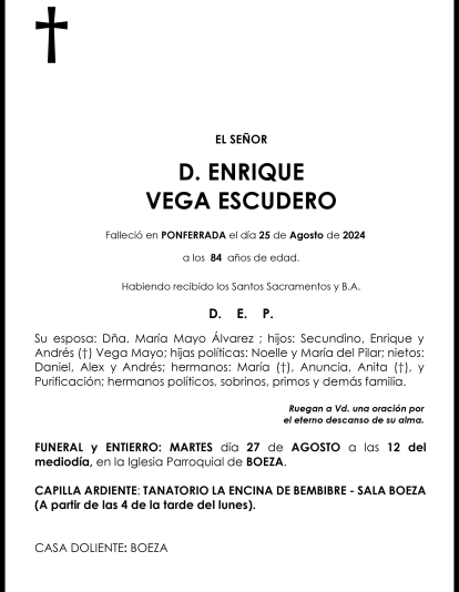 ENRIQUE VEGA ESCUDERO
