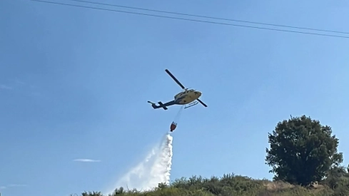 Imagen de archivo de un incendio forestal en La Corona (Bembibre) | Imagen cedida por Imara da Costa Nogueira