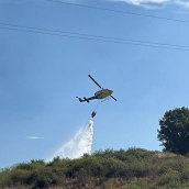 Imagen de archivo de un incendio forestal en La Corona (Bembibre) | Imagen cedida por Imara da Costa Nogueira