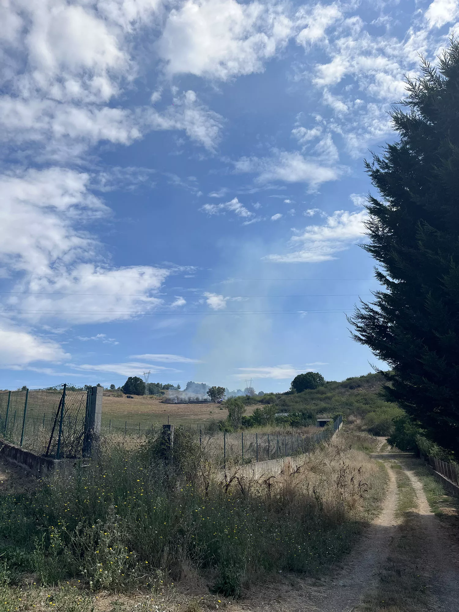 Medios aéreos y terrestres intervienen en un incendio en las inmediaciones de La Corona (Bembibre) 3 Medios aéreos y terrestres intervienen en un incendio en las inmediaciones de La Corona (Bembibre) 3