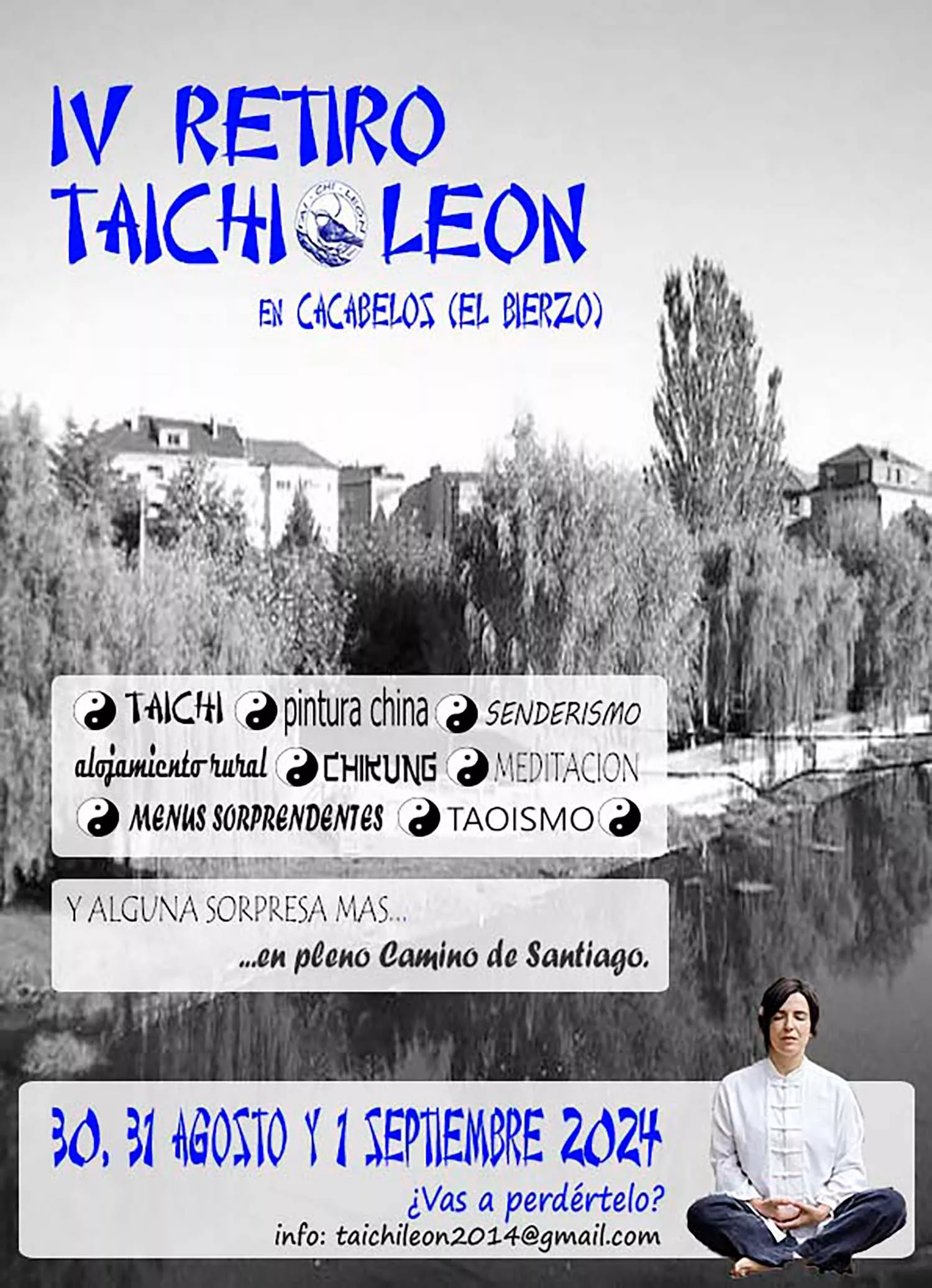 Cartel del IV Retiro de Taichí León en Cacabelos Cartel del IV Retiro de Taichí León en Cacabelos