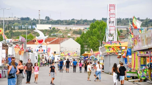Inauguración del recinto ferial en las fiestas de La Encina de Ponferrada Inauguración del recinto ferial en las fiestas de La Encina de Ponferrada