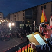 El doctor Valle Folgueral en el pregón