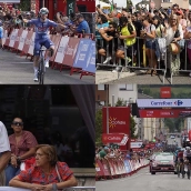 Público durante la décimo cuarta etapa de la Vuelta Ciclista a España entre las localidades de Villafranca del Bierzo y Villablino.