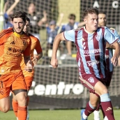Foto del partido entre la Gimnastica Segoviana y la Ponferradina.