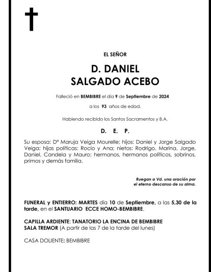 DANIEL  SALGADO ACEBO