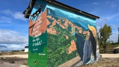 Mural de Mónica Domínguez en el Parque de la Juventud 